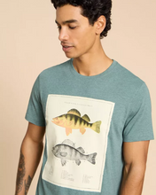 Load image into Gallery viewer, WHITE STUFF&lt;BR&gt;
Fish Diagram Graphic T-Shirt&lt;BR&gt;
Blue&lt;BR&gt;
