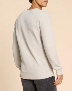 WHITE STUFF<BR>
Attadale Crew Neck Knit<BR>
Grey<BR>