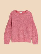 Load image into Gallery viewer, WHITE STUFF&lt;BR&gt;
Northbank Jumper&lt;BR&gt;
Pink&lt;BR&gt;
