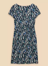 Load image into Gallery viewer, WHITE STUFF&lt;BR&gt;
Tallie Jersrey Dress&lt;BR&gt;
Navy&lt;BR&gt;
