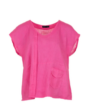 Load image into Gallery viewer, PERUZZI&lt;BR&gt;
Pleat Front Top&lt;BR&gt;
Pink&lt;BR&gt;
