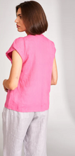 Load image into Gallery viewer, PERUZZI&lt;BR&gt;
Pleat Front Top&lt;BR&gt;
Pink&lt;BR&gt;
