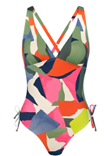 Load image into Gallery viewer, TRIUMPH&lt;BR&gt;
Summer Expression Swim Suit&lt;BR&gt;
Multi&lt;BR&gt;
