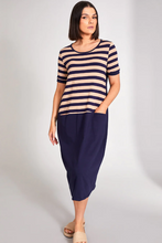 Load image into Gallery viewer, PERUZZI&lt;BR&gt;
Stripe Dress&lt;BR&gt;
64&lt;BR&gt;
