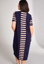 Load image into Gallery viewer, PERUZZI&lt;BR&gt;
Stripe Dress&lt;BR&gt;
64&lt;BR&gt;
