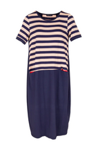 Load image into Gallery viewer, PERUZZI&lt;BR&gt;
Stripe Dress&lt;BR&gt;
64&lt;BR&gt;
