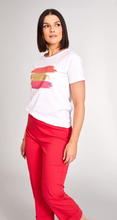 Load image into Gallery viewer, PERUZZI&lt;BR&gt;
Metallic Print Tee&lt;BR&gt;
6&lt;BR&gt;
