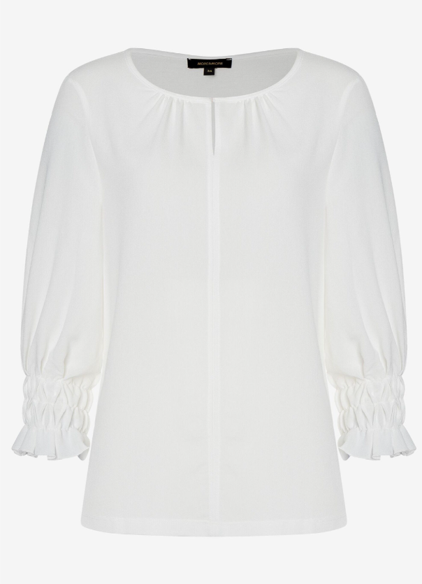 MORE AND MORE<BR>
Feminine Blouse In Spring Collection<BR>
Cream<BR>