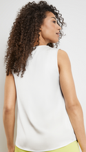 Load image into Gallery viewer, TAIFUN&lt;BR&gt;
Satin Top with Lace&lt;BR&gt;
White/970&lt;BR&gt;
