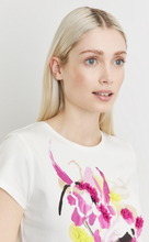 Load image into Gallery viewer, TAIFUN&lt;BR&gt;
Decorative Front Print T-Shirt&lt;BR&gt;
White&lt;BR&gt;
