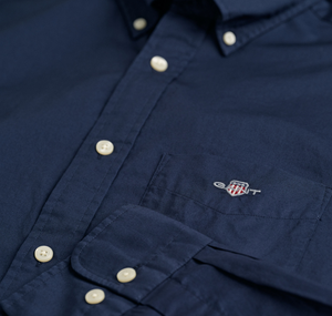 GANT<BR>
Poplin Long Sleeve Shirt<BR>
410, 455, 345, 662<BR>