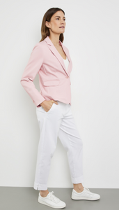 GERRY WEBER<BR>
Elegant Blazer with Stretch Comfort<BR>
Pink<BR>