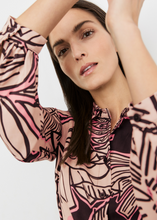 Load image into Gallery viewer, GERRY WEBER&lt;BR&gt;
Patterned Blouse Dress&lt;BR&gt;
Black/Cream Print&lt;BR&gt;
