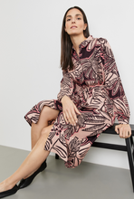 Load image into Gallery viewer, GERRY WEBER&lt;BR&gt;
Patterned Blouse Dress&lt;BR&gt;
Black/Cream Print&lt;BR&gt;
