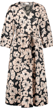 Load image into Gallery viewer, GERRY WEBER&lt;BR&gt;
A Line Dress with Waist Band&lt;BR&gt;
Black/Cream&lt;BR&gt;
