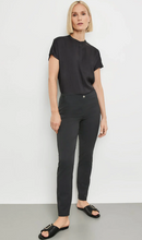 Load image into Gallery viewer, GERRY WEBER&lt;BR&gt;
Straight Fit Trousers&lt;BR&gt;
Black/Navy&lt;BR&gt;
