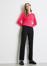 Load image into Gallery viewer, GERRY WEBER&lt;BR&gt;
Simple Trousers with Pressed Creases&lt;BR&gt;
Black/Navy&lt;BR&gt;
