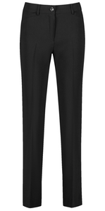 GERRY WEBER<BR>
Simple Trousers with Pressed Creases<BR>
Black/Navy<BR>