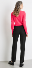 Load image into Gallery viewer, GERRY WEBER&lt;BR&gt;
Simple Trousers with Pressed Creases&lt;BR&gt;
Black/Navy&lt;BR&gt;
