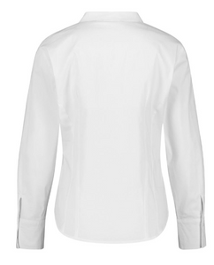 GERRY WEBER<BR>
Long Sleeve Shirt Blouse<BR>
White<BR>