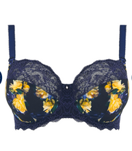 Load image into Gallery viewer, FANTASIE (WACOAL)&lt;BR&gt;
Lucia UW Side Support Bra&lt;BR&gt;
Navy&lt;BR&gt;
