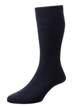 Load image into Gallery viewer, HJ SOCK GROUP&lt;BR&gt;
Soft Top Cotton Rich Socks&lt;BR&gt;
Black/Chestnut/Navy/Olympians&lt;BR&gt;
