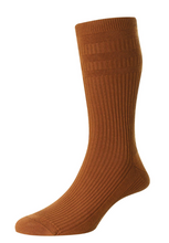 Load image into Gallery viewer, HJ SOCK GROUP&lt;BR&gt;
Soft Top Cotton Rich Socks&lt;BR&gt;
Black/Chestnut/Navy/Olympians&lt;BR&gt;
