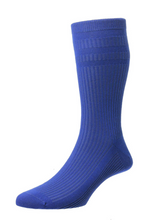 Load image into Gallery viewer, HJ SOCK GROUP&lt;BR&gt;
Soft Top Cotton Rich Socks&lt;BR&gt;
Black/Chestnut/Navy/Olympians&lt;BR&gt;
