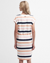 Load image into Gallery viewer, BARBOUR&lt;BR&gt;
Marlo Stripe Dress&lt;BR&gt;
Peach&lt;BR&gt;
