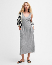 Load image into Gallery viewer, BARBOUR&lt;BR&gt;
Woodford Midi Dress&lt;BR&gt;
Navy Stripe&lt;BR&gt;
