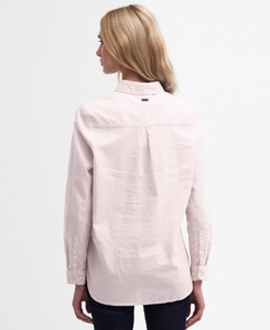 BARBOUR<BR>
Beachfront Relaxed Long-Sleeved Shirt<BR>
Shell Pink<BR>