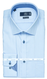 ANDRE<BR>
Cambridge Shirt<BR>
White/Blue/Lilac<BR>