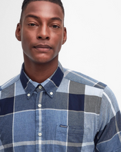 Load image into Gallery viewer, BARBOUR&lt;BR&gt;
Doughill Short Sleeve Shirt&lt;BR&gt;
Blue&lt;BR&gt;
