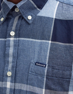 BARBOUR<BR>
Doughill Short Sleeve Shirt<BR>
Blue<BR>
