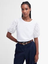 Load image into Gallery viewer, BARBOUR&lt;BR&gt;
Longfield Top&lt;BR&gt;
White&lt;BR&gt;
