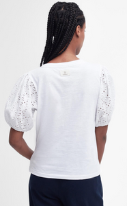 BARBOUR<BR>
Longfield Top<BR>
White<BR>