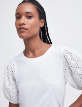 Load image into Gallery viewer, BARBOUR&lt;BR&gt;
Longfield Top&lt;BR&gt;
White&lt;BR&gt;
