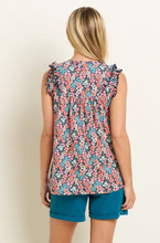 Load image into Gallery viewer, BRAKEBURN&lt;BR&gt;
Millie Vest Top&lt;BR&gt;
Multi&lt;BR&gt;
