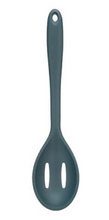 Load image into Gallery viewer, FUSION&lt;BR&gt;
Twist Silicon Slotted Spoon&lt;BR&gt;
Blue/Grey&lt;BR&gt;

