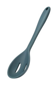 FUSION<BR>
Twist Silicon Slotted Spoon<BR>
Blue/Grey<BR>