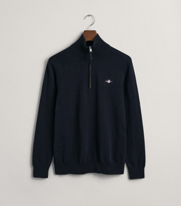 GANT<BR>
Classic Cotton Half Zip Sweater<BR>
433/902<BR>