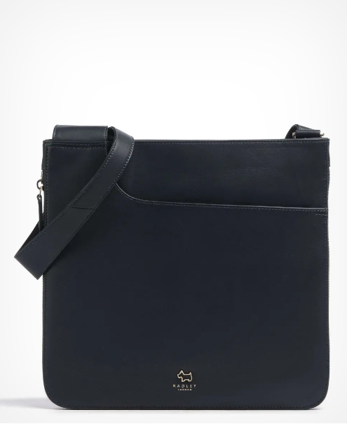 RADLEY LONDON Pockets Crossbody Bag Fine Grain Cow Leather Navy Burgess Department Store