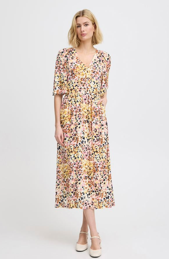 FRANSA<BR>
Olivia Dress<BR>
Multi<BR>