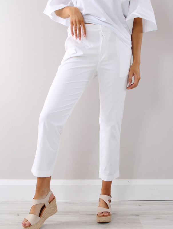 INWEAR, Anna Lee Nolona Trouser Chinos, White