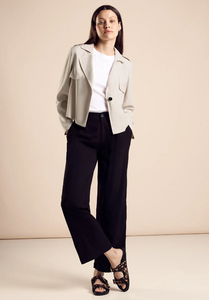 STREET ONE<BR>
Trench Jacket<BR>
Sand<BR>
