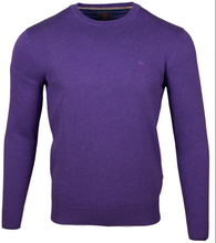 Load image into Gallery viewer, ANDRE&lt;BR&gt;
Achill Crew Neck&lt;BR&gt;
Forest, Navy, Purple&lt;BR&gt;
