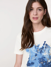 Load image into Gallery viewer, GERRY WEBER&lt;BR&gt;
Print Top&lt;BR&gt;
Blue/White&lt;BR&gt;
