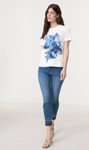 Load image into Gallery viewer, GERRY WEBER&lt;BR&gt;
Print Top&lt;BR&gt;
Blue/White&lt;BR&gt;

