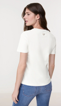 Load image into Gallery viewer, GERRY WEBER&lt;BR&gt;
Print Top&lt;BR&gt;
Blue/White&lt;BR&gt;

