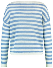 Load image into Gallery viewer, GERRY WEBER&lt;BR&gt;
Knit Jumper&lt;BR&gt;
Blue/White&lt;BR&gt;
